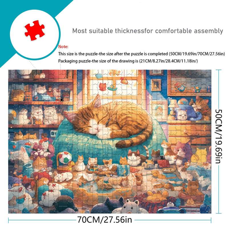 1000 Piece Mini Paper Jigsaw Puzzle
