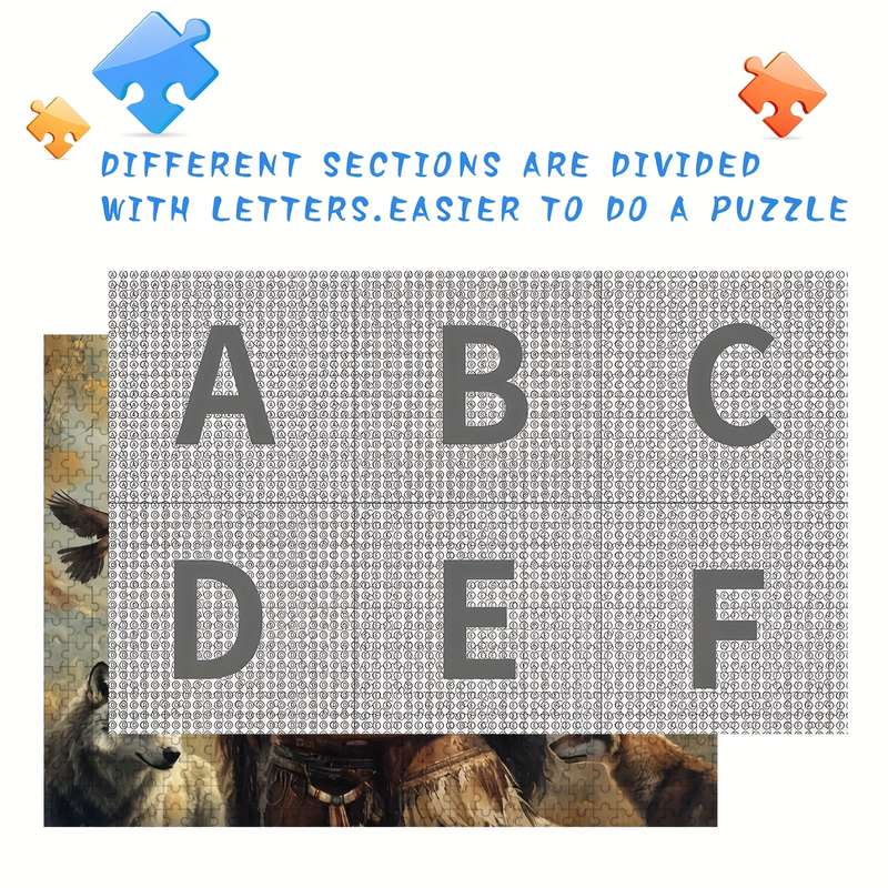 1000 Piece Paper Jigsaw Puzzle For Adults