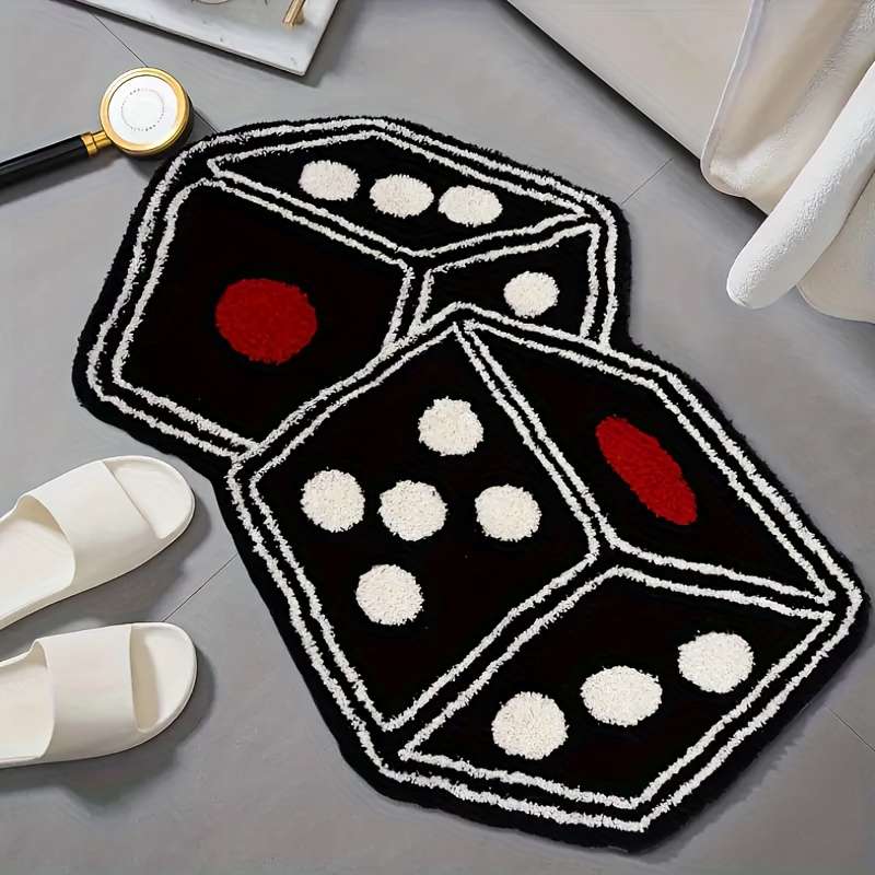 1Pc Black 19.7x31.5inch 50x80cm Floor Mat