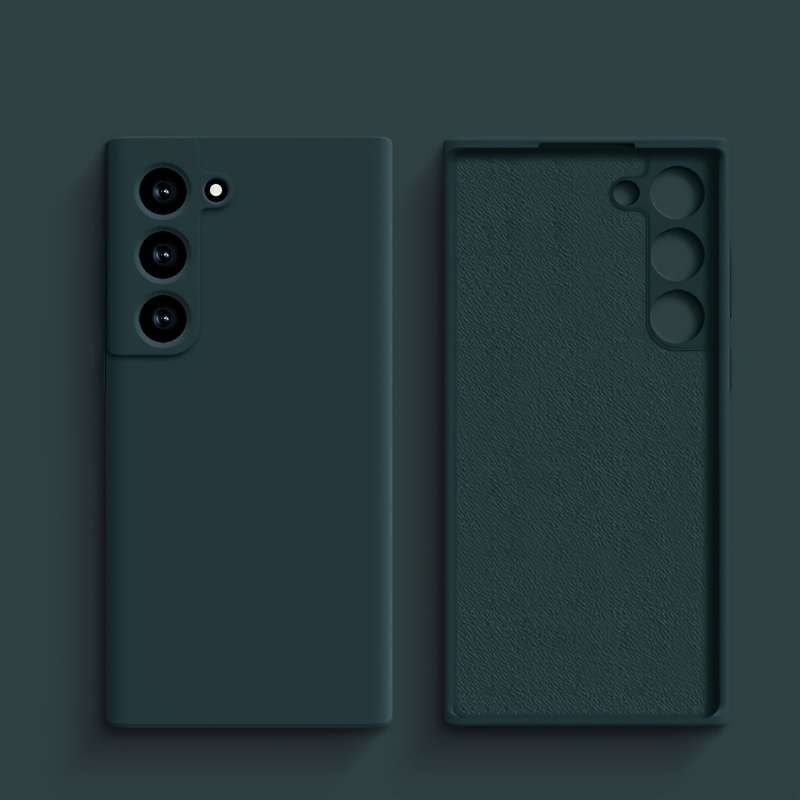 1pc Dark Green For Samsung Galaxy S22 5G Phone Cases