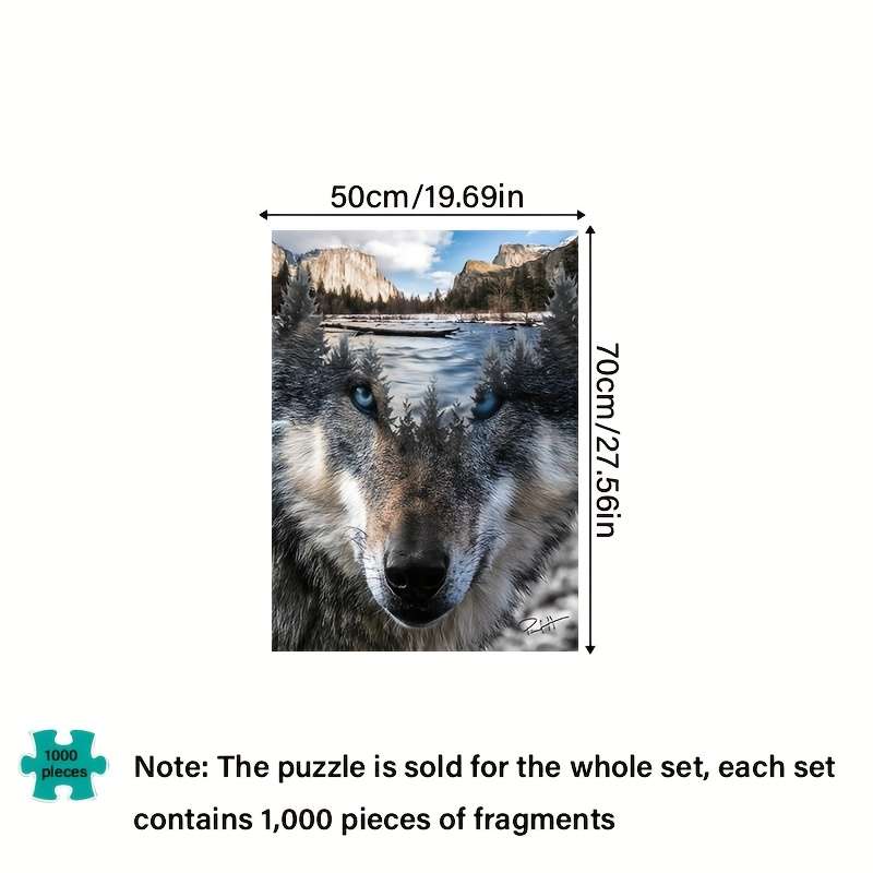 1000 Piece Paper Jigsaw Puzzle For Adults 70x50cm