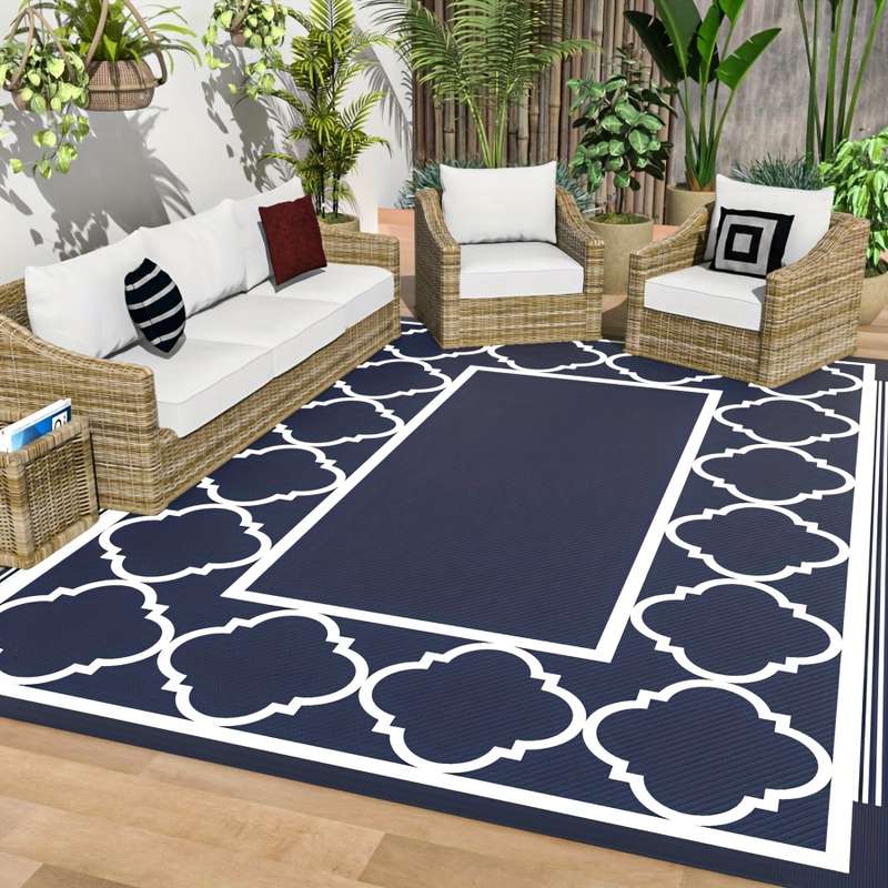 1Pc Blue 182.88x274.32cm Floor Mat