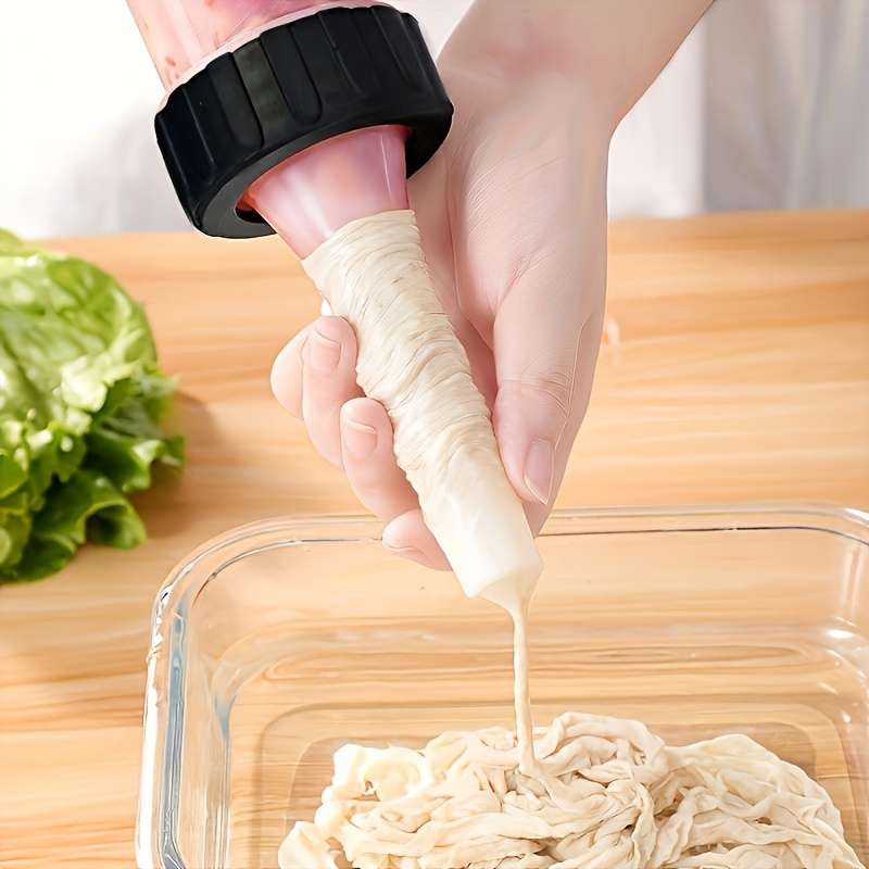 1pc Durable Plastic Sausage Stuffer Tool Handheld Sausage Maker for Homemade Sausages Kitche
