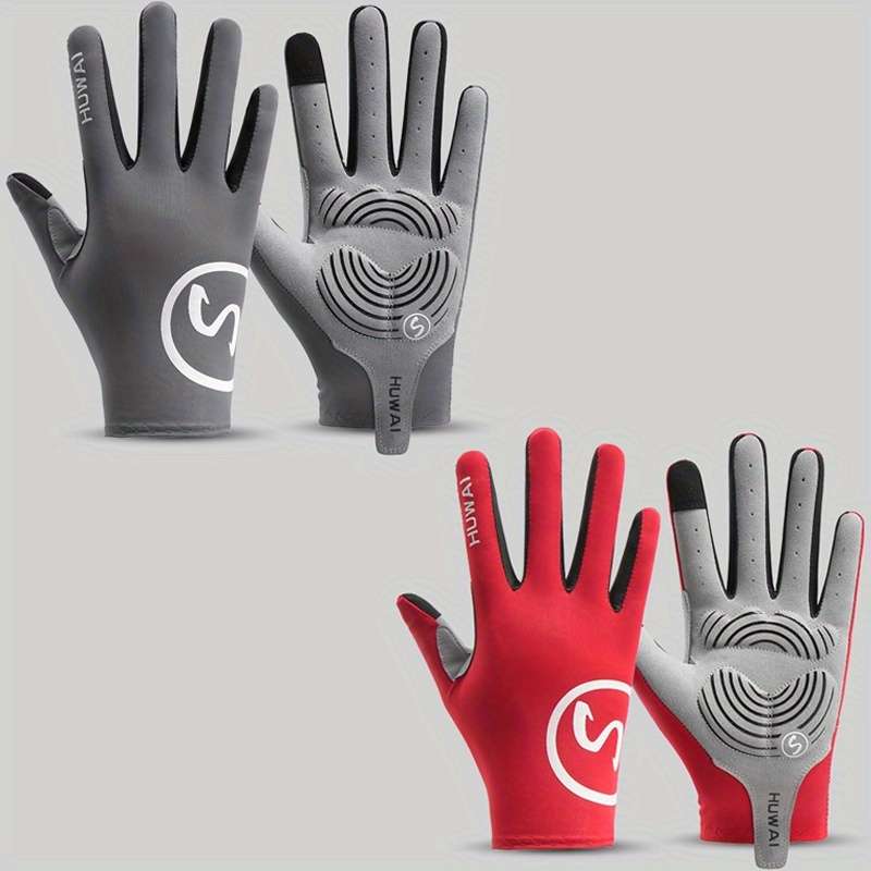 1 Pair  Black Size M Outdoor Sports Gloves