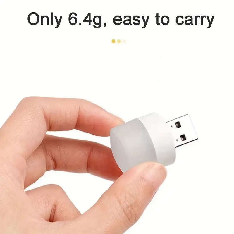 x3 Pcs Mini LED Night Light - USB Powered