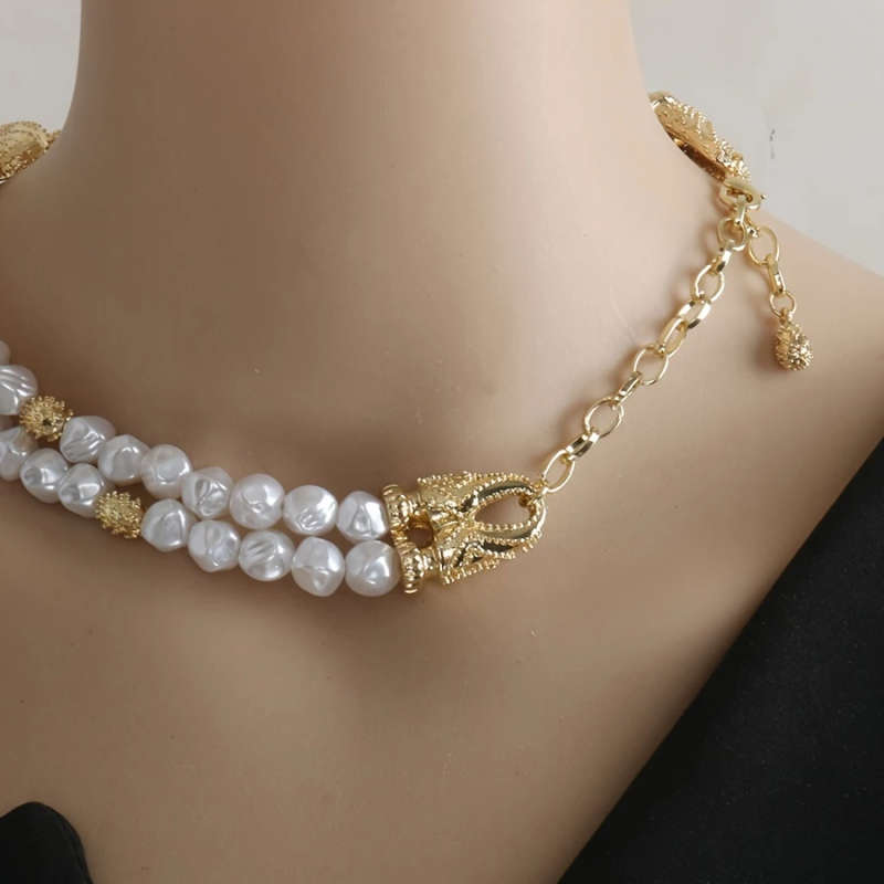 Imitation Pearl Necklace Jewelry