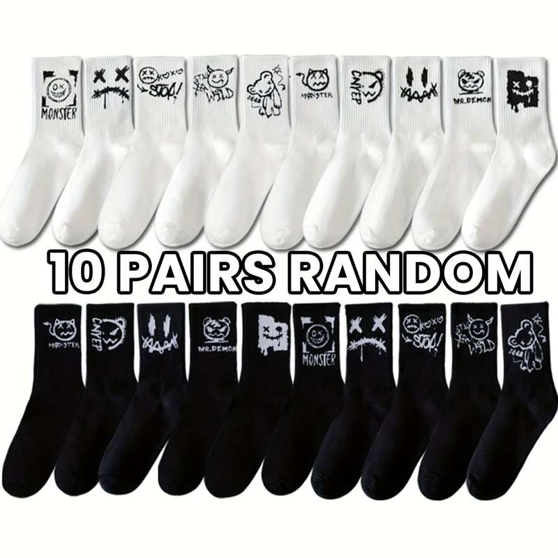 Sock 5 Pairs Of Random  One Size