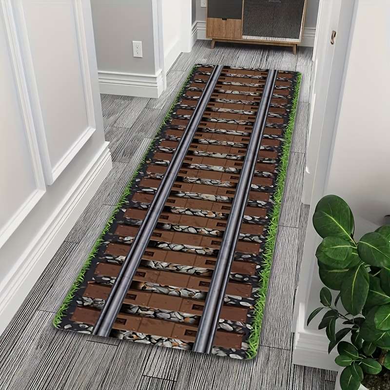 1Pc 23.6x118.1inch 60x299cm Floor Mat