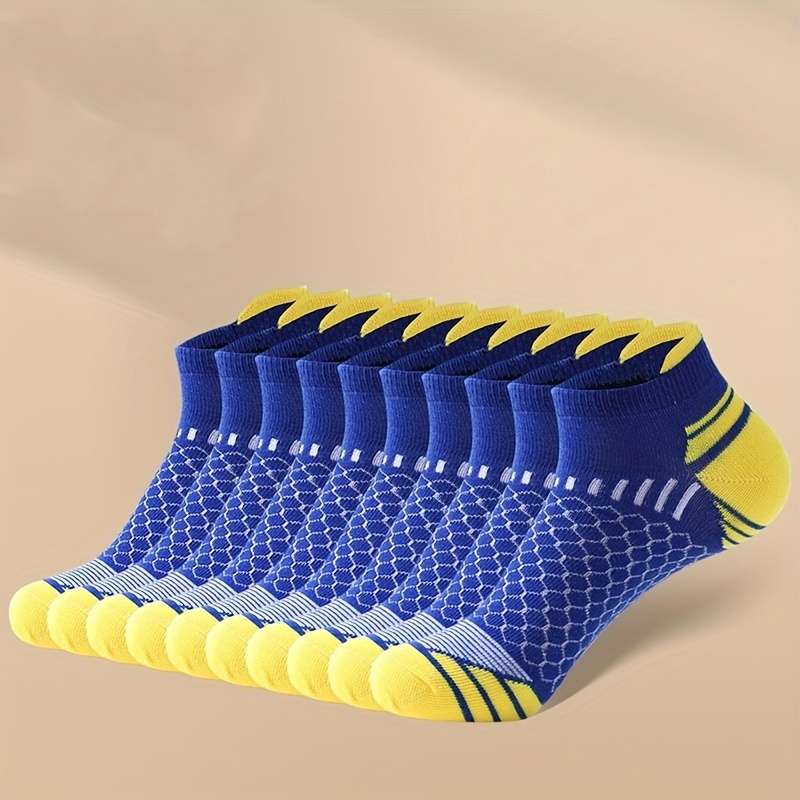 6 Pairs Of Mixed Colors One Size High Elastic Socks