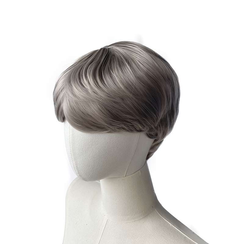 1Pc Black 10.16cm Fashion Design Wig