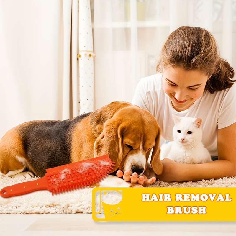 1pc Orange Pet Comb