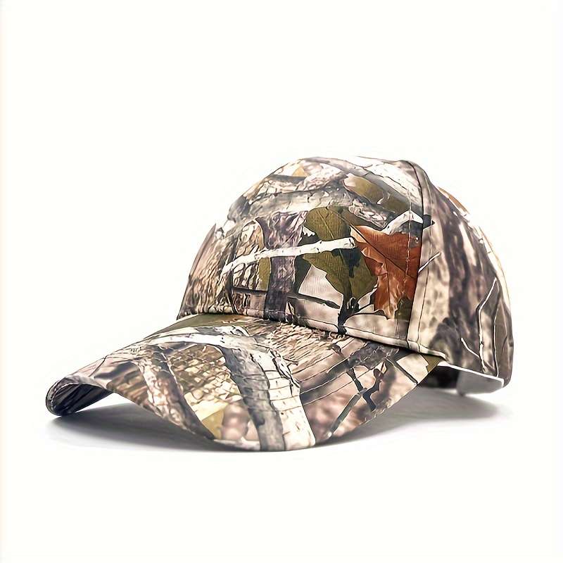 1pc High-Performance Camouflage Baseball Cap for Outdoor Hunting Breathable Extended Brim Polye