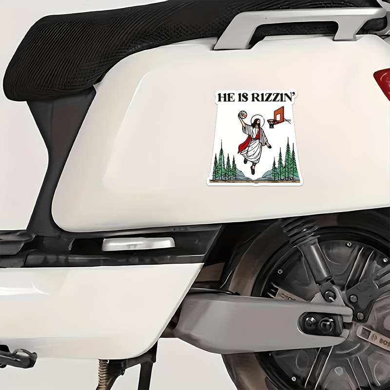 1pc 7.62 cm Jesus Christian Themed Stickers