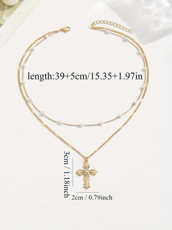 1 Piece Golden Jesus Theme Pendant