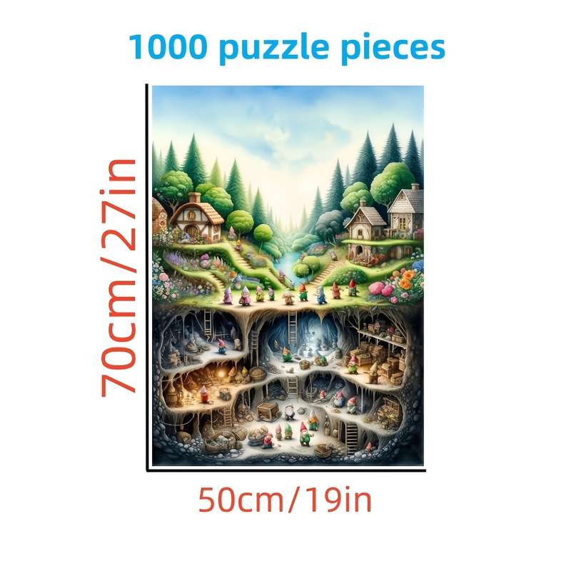 1000 Piece Paper Jigsaw Puzzle For Adults