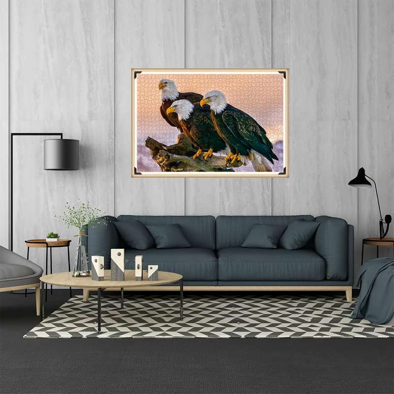 1000pcs Three Vultures Jigsaw Puzzle Thick Durable Seamless Perfect for Adults