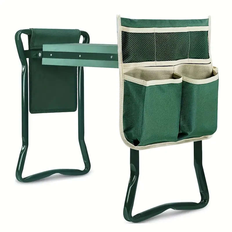 3 Piece Foldable Garden Kneeler Stool and Tool Bag