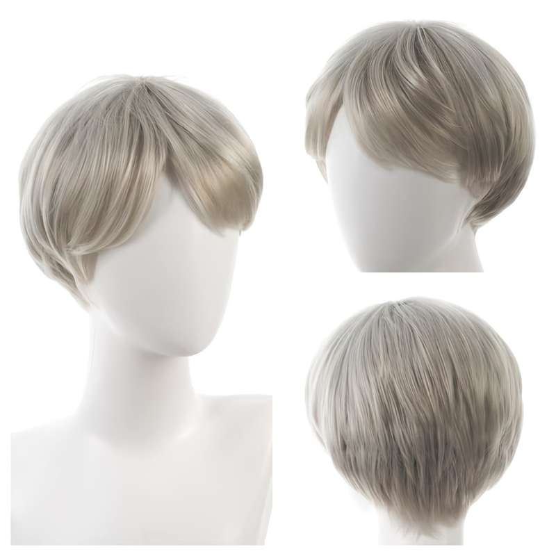 1Pc Black 10.16cm Fashion Design Wig