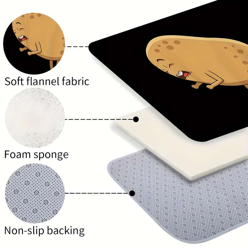 1Pc 15.7x23.6inch 40x60cm Floor Mat