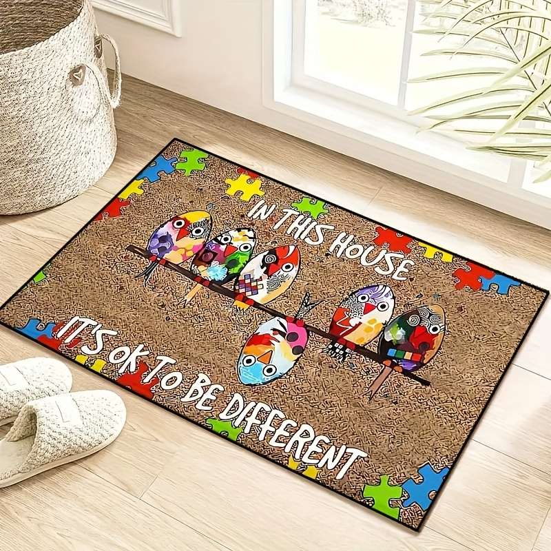 1Pc 40x60cm 15.7x23.6inch Floor Mat