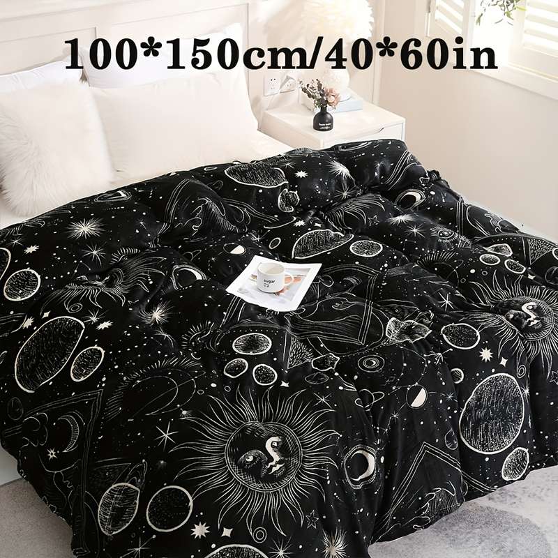 1ps Blanket Color Purple size 27.56inx39.37in 70cmx100cm