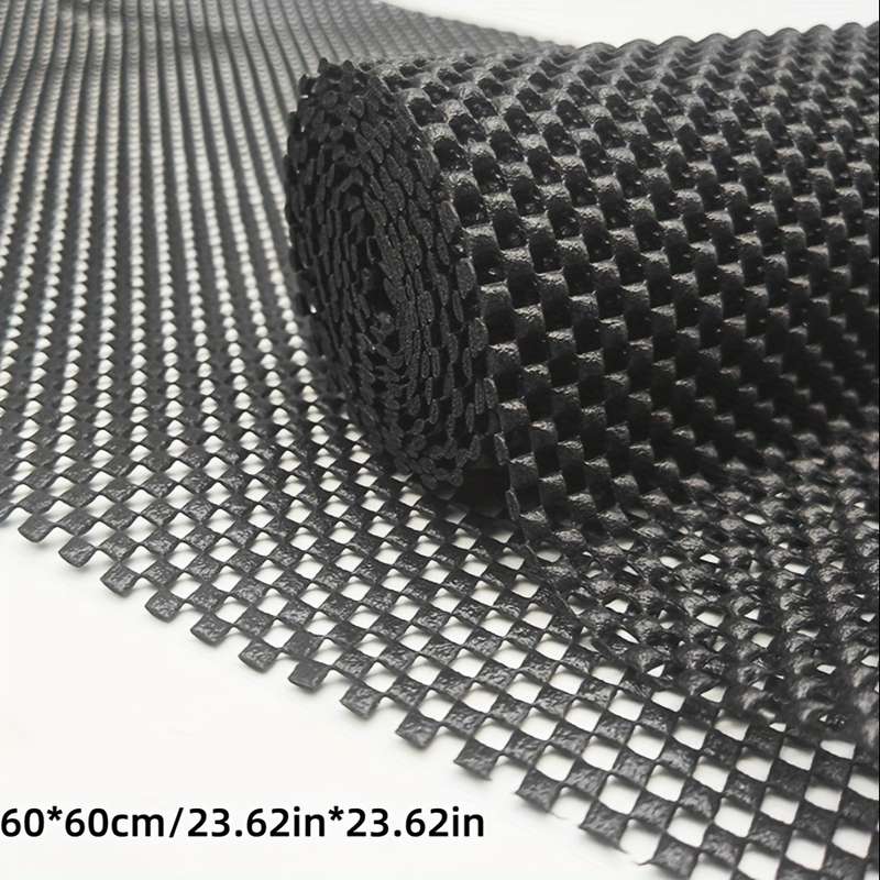 1Pc Black 60x60cm 23.62x23.62inch Floor Mat