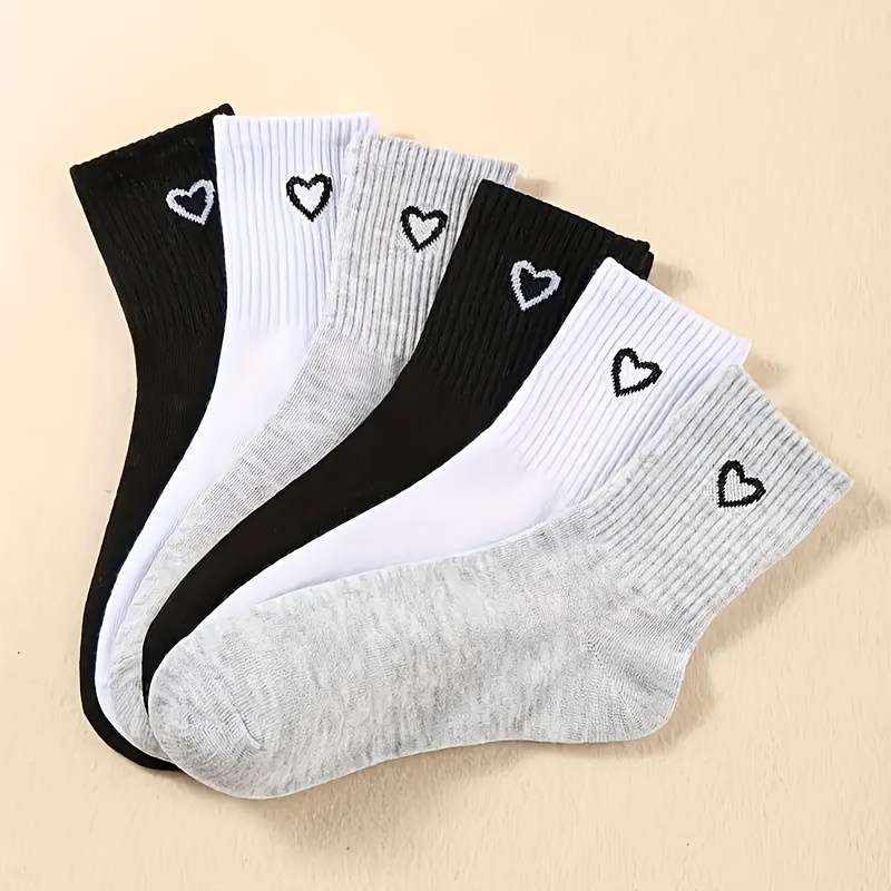 Sock Mixed Color   6 Pairs  One Size