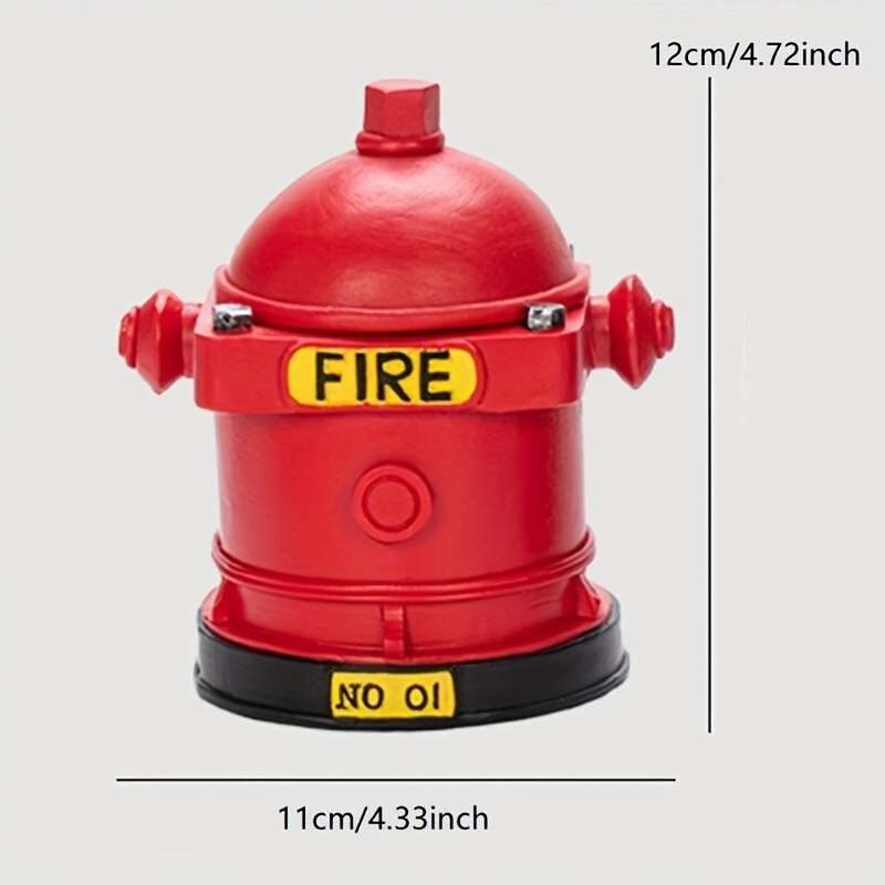 1pc Fire Hydrant Ashtray With Lid Vintage Industrial Style Ashtry Creative Personal Trend Ho