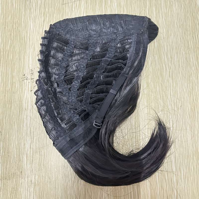 1Pc Black 30.48cm Fashion Design Wig