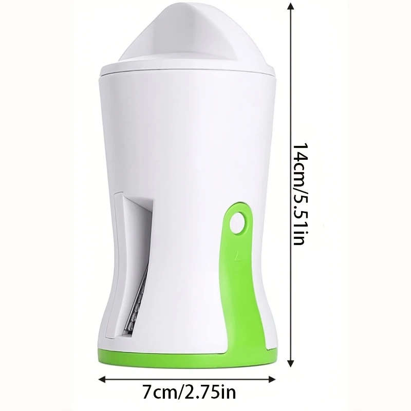 1pc Julienne Slicer Spiral Funnel Slicer Rotating Vegetable Cutter Vegetable Grater
