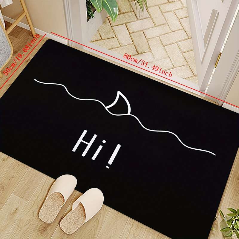 1Pc 15.75x23.62inch 40x60cm Floor Mat