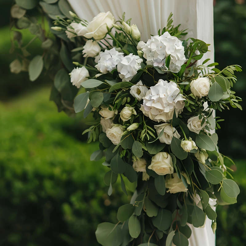 70pcs Real Touch Artificial Hydrangea Flowers