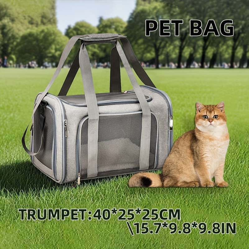 1pc Bluesize Large Size: 45*30*30 cm Pet Bag