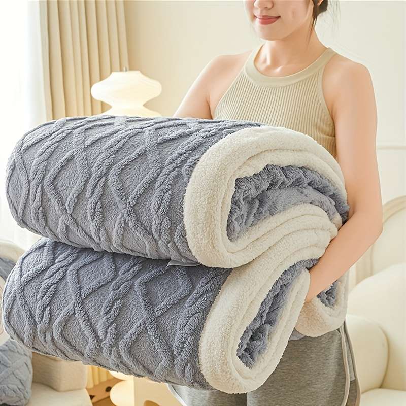 1ps Blanket Color Beige Color size 200x230cm