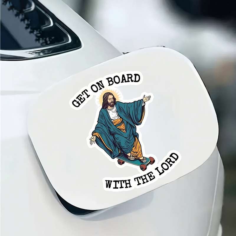 1pc Jesus Christian Themed Stickers