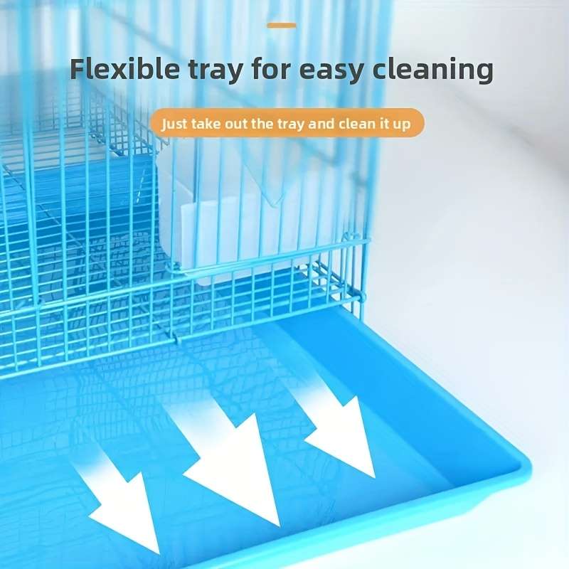 1pc Grey Pet Cage