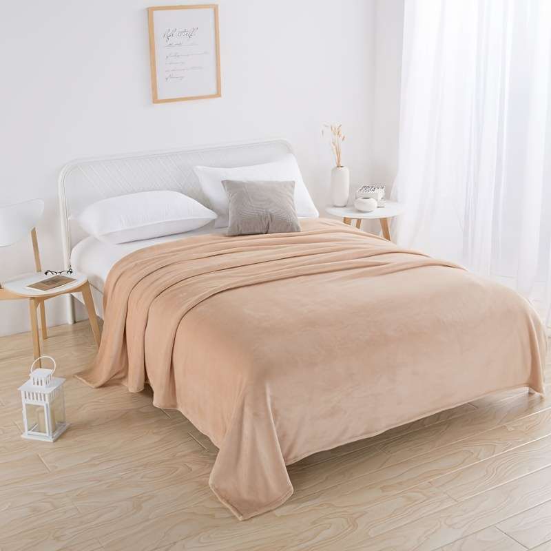 1ps Blanket Color Light Pink size 180x200