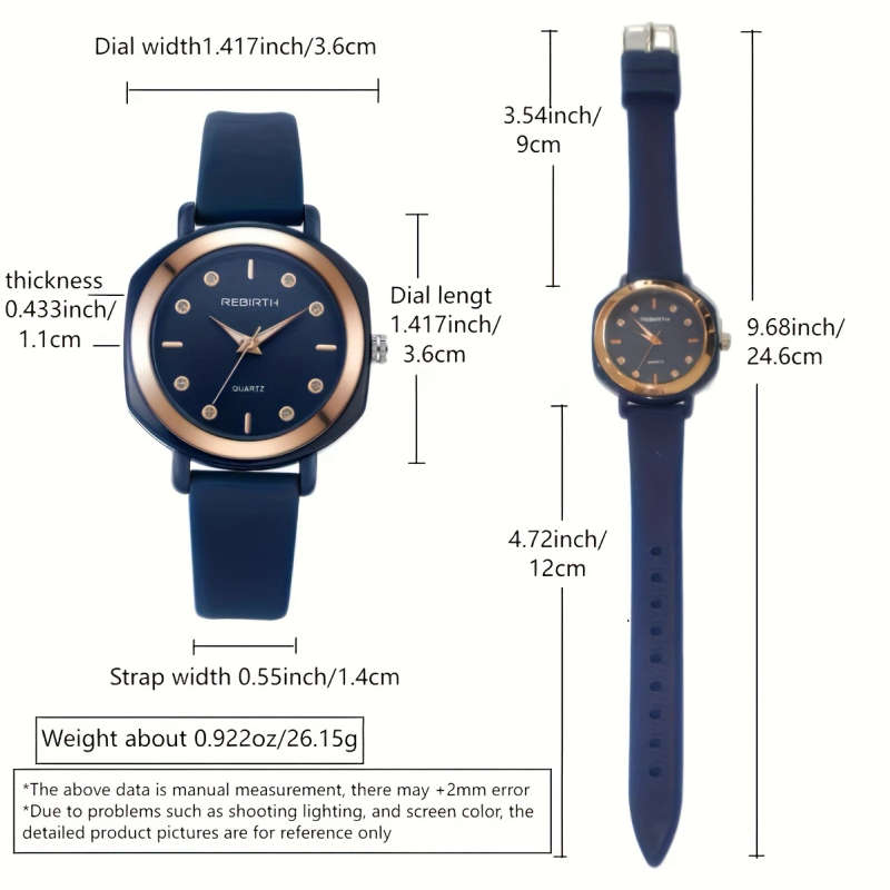 1pc Cute Wind High Appearance Level Small Fresh Silica Gel Strap Quartz Watch Color Sent Randomly