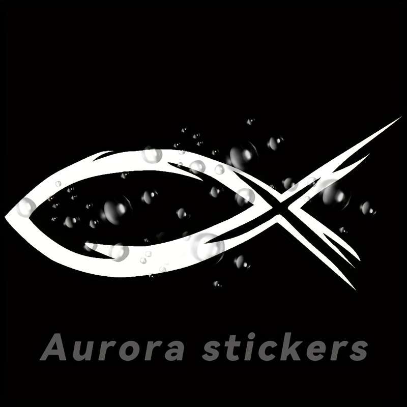 1pc Black Jesus Christian Themed Stickers