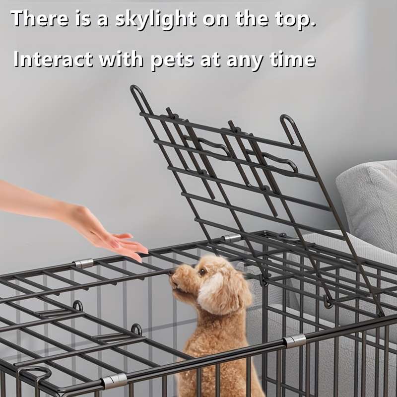 1pc Coffee color size Size:S 73*73*43cmPet Cage