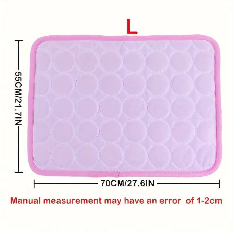 1piece Pink Viscose Mat Cooling Pad