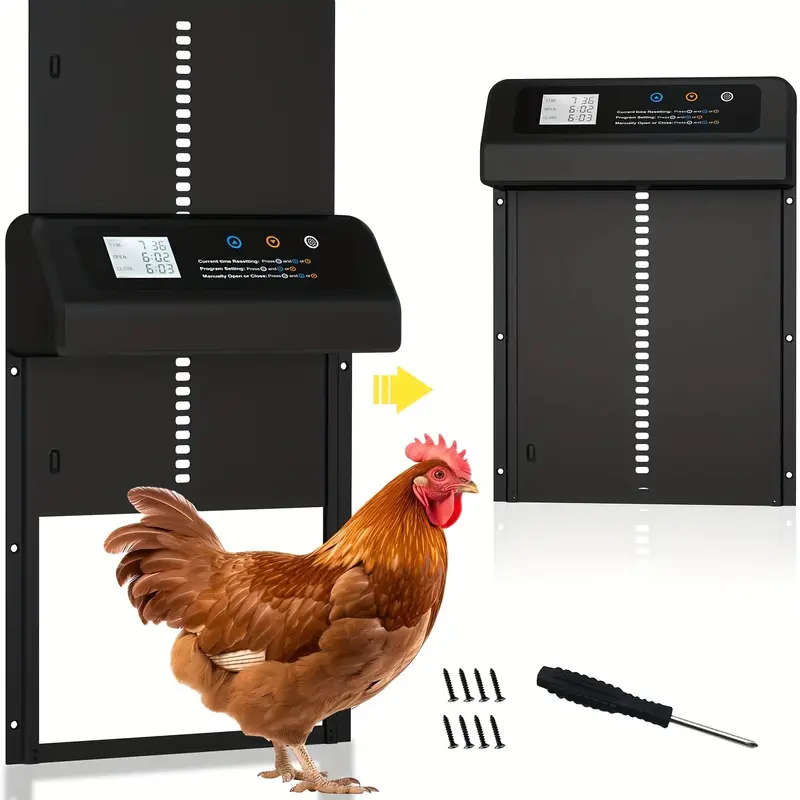 Automatic Chicken House Door With Timer