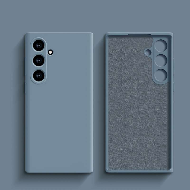 1pc Light Blue For Samsung Galaxy S25 Plus Phone Cases