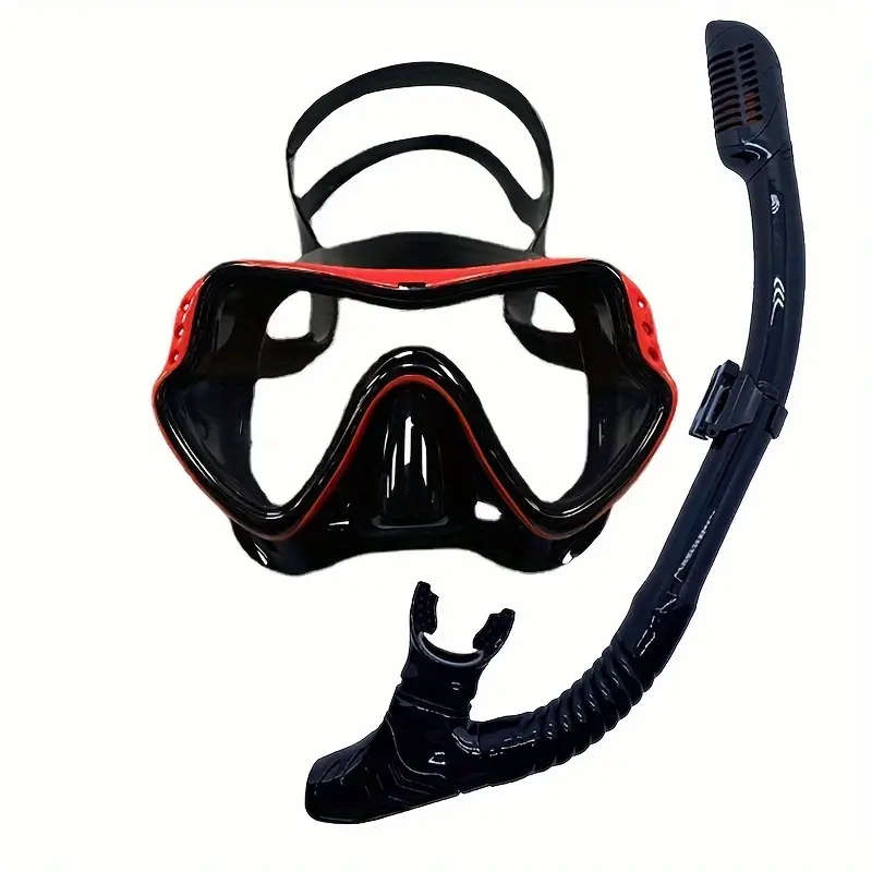1pc Professional Snorkeling Dive Mask Set Anti-Fog Leak-Proof Dry Adult Snorkeling Goggles
