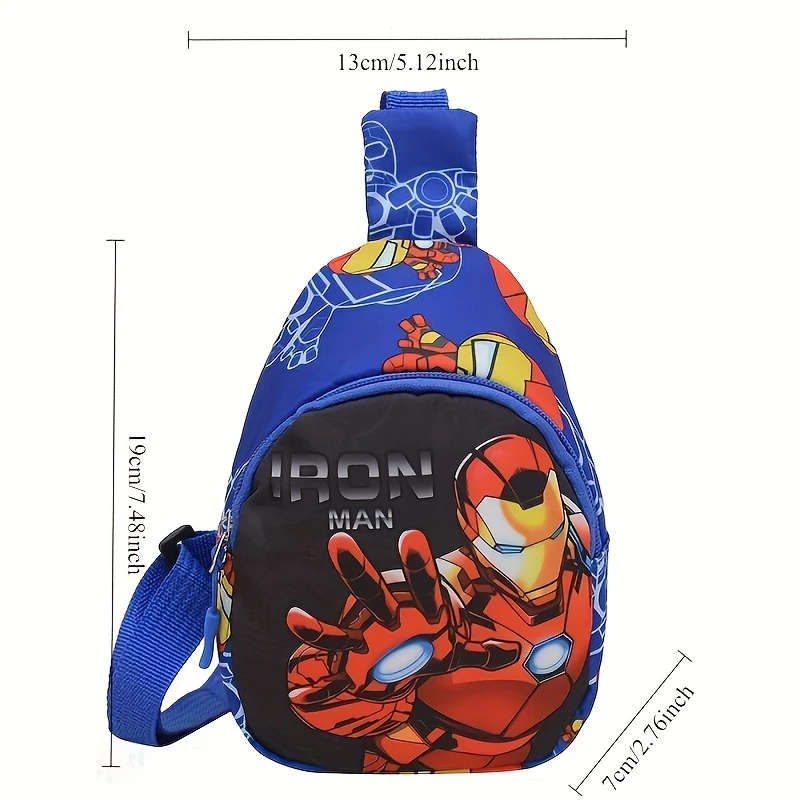 1pc Backpack Fashionable Sling Bag Nylon Single Shoulder Bag with Adjustable Strap Zipper Closure