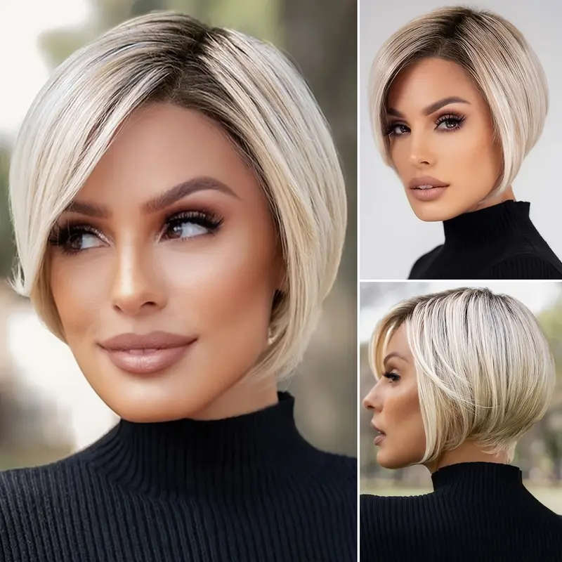 Bob Wig with Bangs