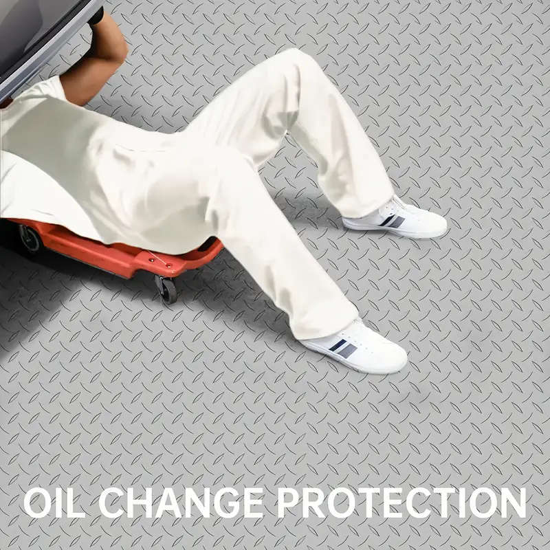 Heavy Duty 1.5mm Thick Grey Garage Floor Mat