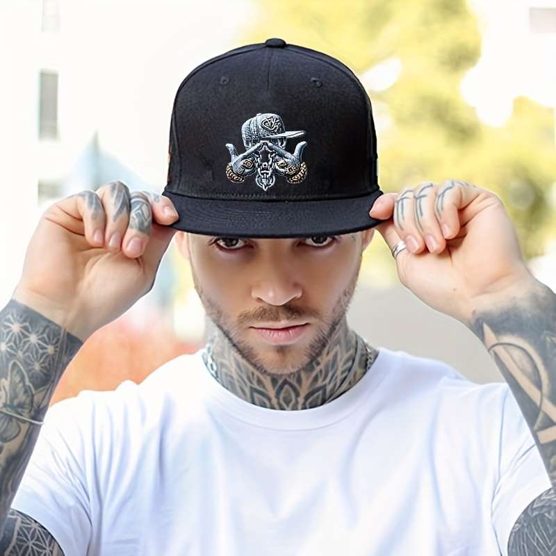 1pc Hip Hop Rapper LOGO Sunshade Snapback Hip Hop Caps Basketball Cap Fishing Hat Street Baseballca
