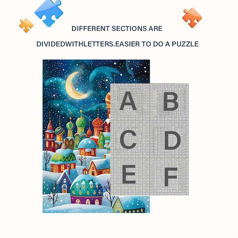 1000 Piece Paper Jigsaw Puzzle For Adults