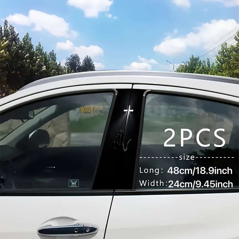2pcs  Jesus Christian Themed Stickers